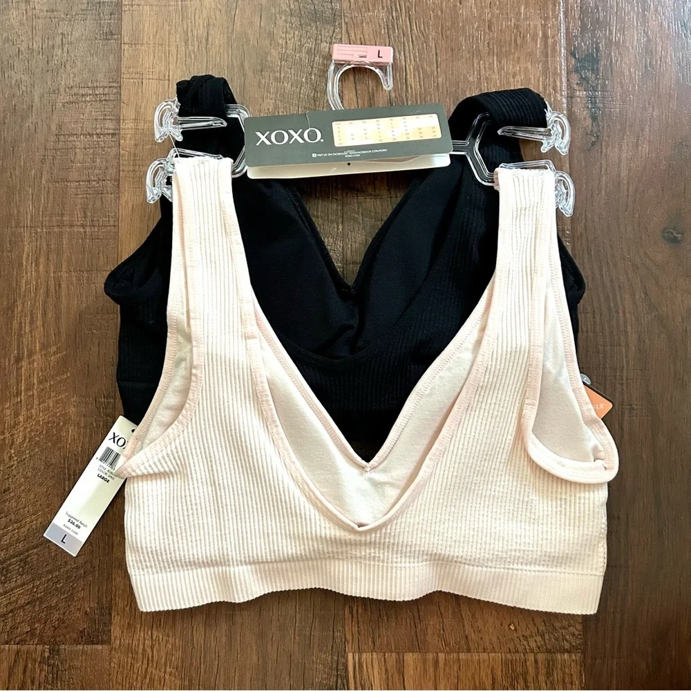 XOXO seamless sports bras, 2 pack. Size L, NWT_5